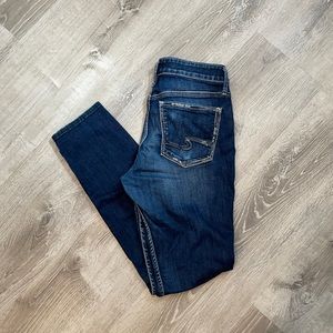 Boyfriend Mid Rise Slim Leg Jeans W30 L29